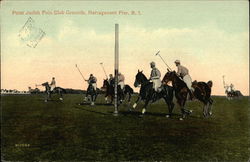 Point Judith Polo Club Grounds Narragansett Pier, RI Postcard Postcard Postcard