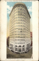 New Turks Head Building, Tallest Building in New England Postcard