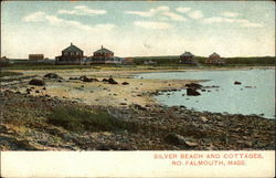 Silver Beach and Cottages Postcard