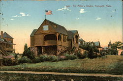 An Artist's Studio Nonquitt, MA Postcard Postcard Postcard