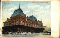 Grand Trunk Railway Station Montreal, QC Canada Quebec Postcard Postcard Postcard