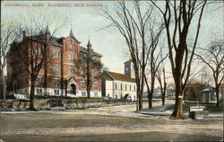 Haverhill High School Postcard