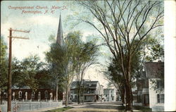 Congregational Church, Main Street Postcard