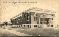 Gymnasium and Y.M.C.A., Fort Totten New York, NY Postcard Postcard Postcard