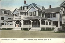 Cutler's Sea View House Hampton Beach, NH Postcard Postcard Postcard