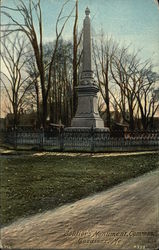 Soldiers Monument, Common Postcard