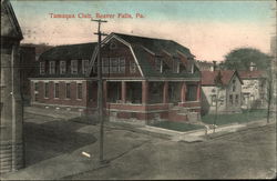 Tamaqua Club Beaver Falls, PA Postcard Postcard Postcard