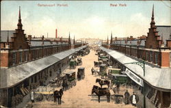 Gansevoort Market New York, NY Postcard Postcard Postcard