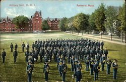 Military Drill, M.A.C., Amherst, Mass. Massachusetts Postcard Postcard Postcard