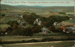 The Pretty Sussex Village of Poyninigs Postcard