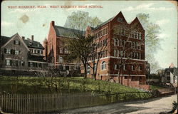 West Roxbury High School Postcard