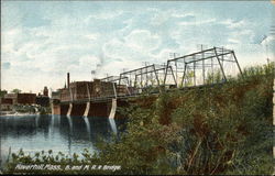 B. and M. R. R. Bridge Postcard