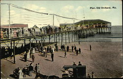 Pier, Old Orchard Beach Postcard