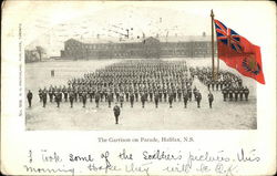 The Garrison on Parade Halifax, NS Canada Nova Scotia Postcard Postcard Postcard