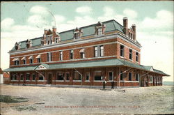 New Railway Station Charlottetown, PE Canada Prince Edward Island Postcard Postcard Postcard