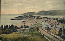 Tadoussac Hotel, from the Village Quebec Canada Postcard Postcard Postcard