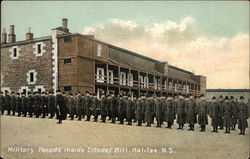 Military Parade inside Citadel Mill Halifax, NS Canada Nova Scotia Postcard Postcard Postcard