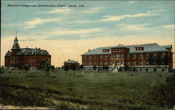 Baptist College and Dormitories Postcard