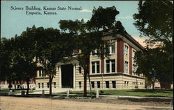 Science Building, Kansas State Normal Postcard