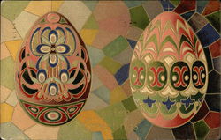 Easter Greetings Eggs Postcard Postcard Postcard