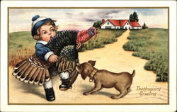 Thanksgiving Greeting Postcard