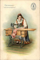 Germany "Wurtemberg" - The Singer Manfg. Co. Postcard