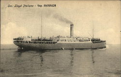 Soc. Lloyd Italiana Steamers Postcard Postcard Postcard