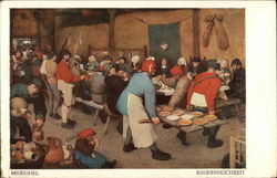 Bauernhochzeit "The Peasant Wedding" Postcard