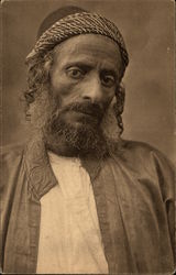 A Vemenite Jew Chief in Jerusalem Postcard