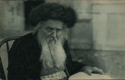 An Original Type of Rabbi Postcard