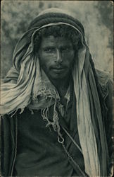 A Bedouin In His Happy Mood Arab Postcard Postcard Postcard