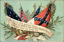 Civil War Flags Postcard Postcard Postcard