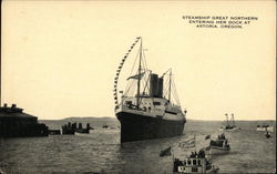 Steamship Great North Postcard