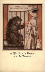 A Girl Scout's Honor is to be Trusted Girl Scouts Postcard Postcard Postcard