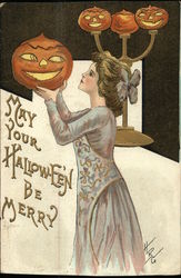 May Your Halloween Be Merry Postcard Postcard Postcard