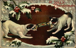 A Jolly Christmas Toys Postcard Postcard Postcard