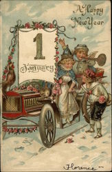 A Happy New Year Postcard