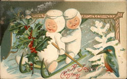 A Joyful Christmas Children Postcard Postcard Postcard