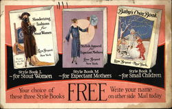 Lane Bryant Style Books Catalogs Postcard