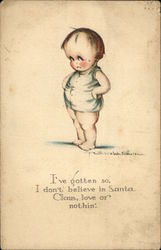 A Bad Little Baby Postcard