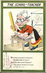 The School-Teacher Postcard