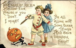 Halloween Greetings Postcard Postcard Postcard