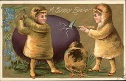 A Happy Easter Postcard