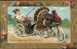 Thanksgiving Greetings Postcard