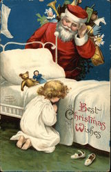 Best Christmas Wishes Children Ellen Clapsaddle Postcard Postcard Postcard