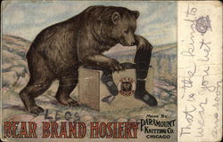 Bear Brand Hosiery Postcard