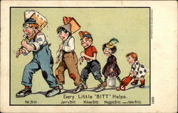 Every Little "Bitt" Helps Postcard