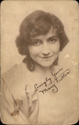 Lovingly Yours, Mary Fuller Actresses Postcard Postcard Postcard