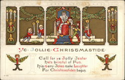 Ye Jollie Christmastide Postcard