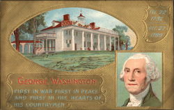 George Washington - Feb. 22, 1732 -Dec. 27, 1799p Postcard